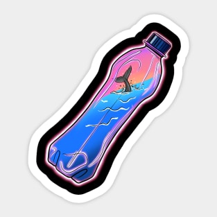 Whale in trap Sticker